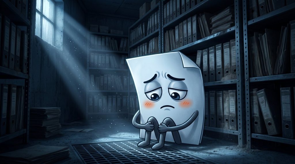 Document is unsecure and sad image